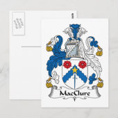 MacClure-Familienwappen Postkarte (Vorne/Hinten)