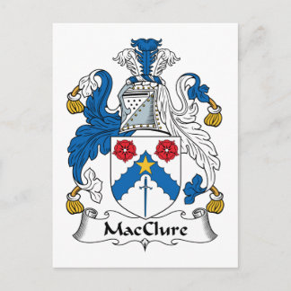 MacClure-Familienwappen Postkarte