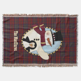 MacClure Tartan Holiday Kariert Blanket Decke
