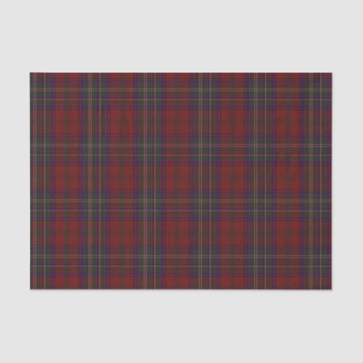 MacClure Tartan-kariertes Seidenpapier (Vorderseite)