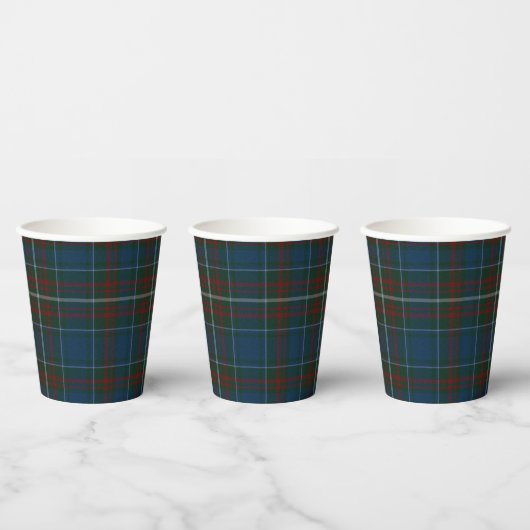 MacConnell Tartan Kariert Paper Cups Pappbecher (Multi)