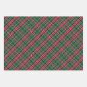 MacCulloch Tartan Karierte Weihnachten Geschenkpapier Set (Vorderseite)