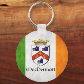 MacDermott Irisch Schlüsselanhänger (Vorderseite)