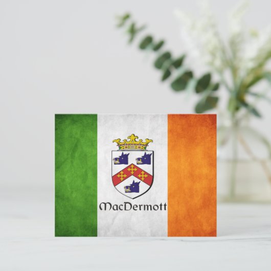 MacDermott Irish Postkarte (Stehend Vorderseite)
