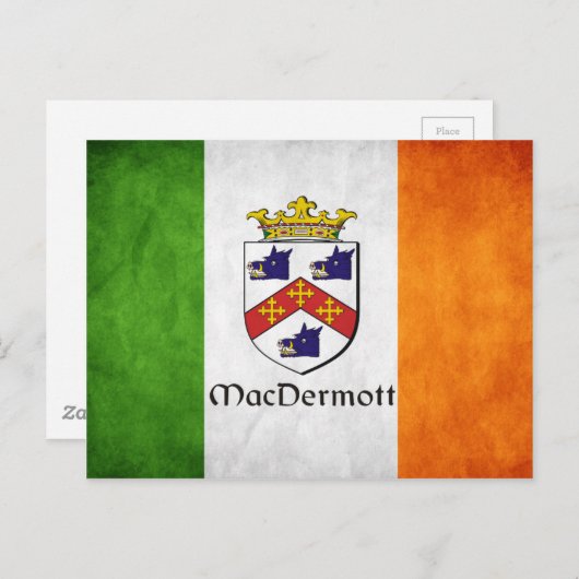 MacDermott Irish Postkarte (Vorne/Hinten)
