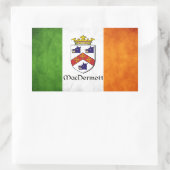 MacDermott Irish Rechteckiger Aufkleber (Tasche)