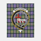 MacDonald Ancient Macdonalds of Sleat Clan Abzeich Fleecedecke (Vorderseite)