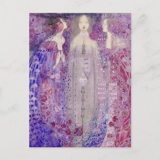 MacDonald Art Nouveau Drei Parfüms Postkarte (Vorderseite)