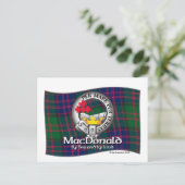 MacDonald Clan Cap Postkarte (Stehend Vorderseite)