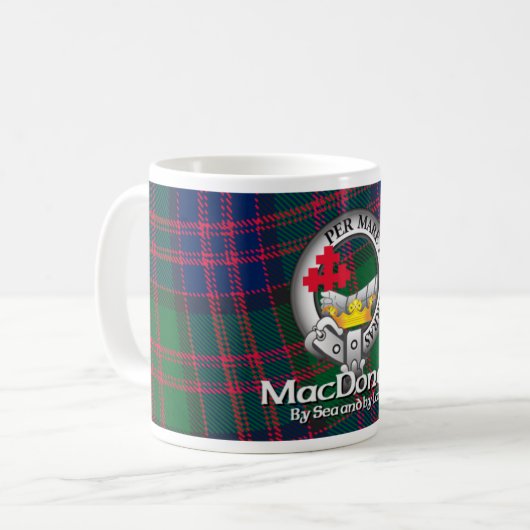 MacDonald Clan Kaffeetasse (Vorderseite Links)