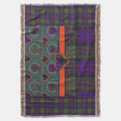 Macdonald Clan karierter schottischer Tartan Decke (Vorderseite Vertikal)