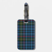 MacDonald Clan Tartan Karierter Gepäcktag Gepäckanhänger (Rückseite vertikal)