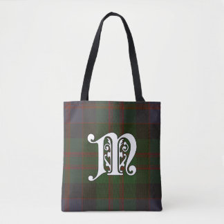 MacDonald Clan Tartan Monogram Tasche