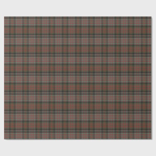 MacDonald Clan Weathered Original Scottish Tartan Geschenkpapier (Flach)
