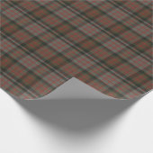 MacDonald Clan Weathered Original Scottish Tartan Geschenkpapier (Ecke)