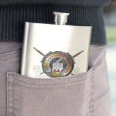 MacDonald Clanranald Clan Abzeichen Flachmann (Beispiel)