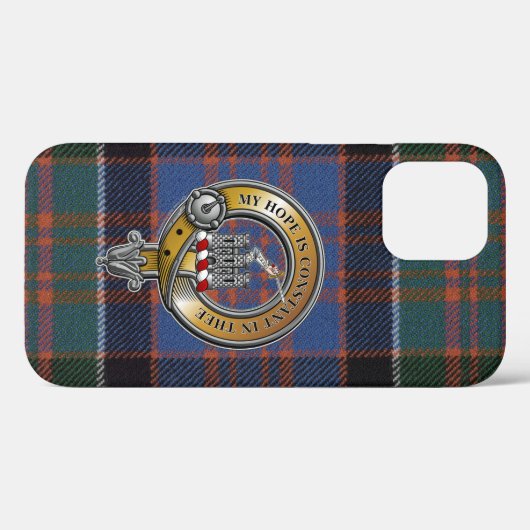 MacDonald Clanranald Tartan & Abzeichen Case-Mate iPhone Hülle (Rückseite (Horizontal))