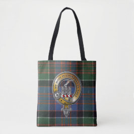 MacDonald Clanranald Tartan & Abzeichen Tasche