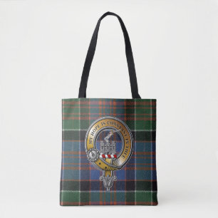 MacDonald Clanranald Tartan & Abzeichen Tasche