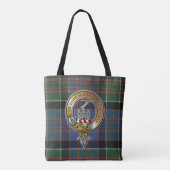 MacDonald Clanranald Tartan & Abzeichen Tasche (Rückseite)