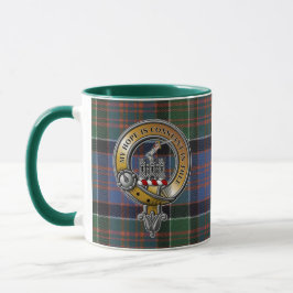MacDonald Clanranald Tartan & Abzeichen Tasse