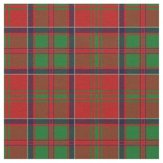 MacDonald des Glencoe Tartan-Druckes Stoff (Nahaufnahme)