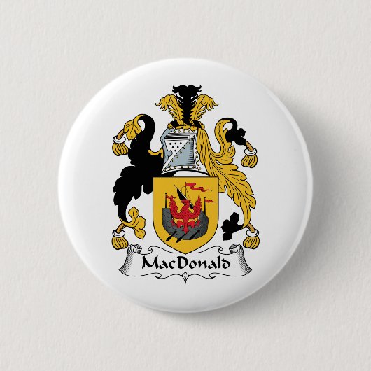 MacDonald Familienwappen Button (Vorderseite)
