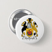 MacDonald Familienwappen Button (Vorne & Hinten)