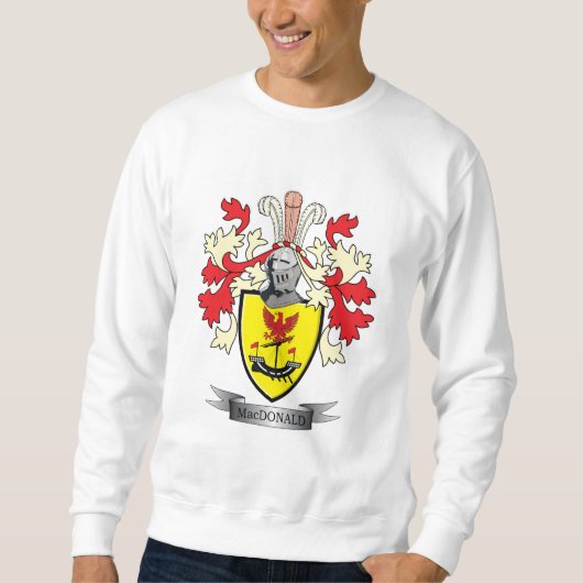 MacDonald Familienwappen-Wappen Sweatshirt (Vorderseite)