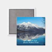 MacDonald Lake Glacier Nationalpark Magnet (Vorderseite/Rückseite)