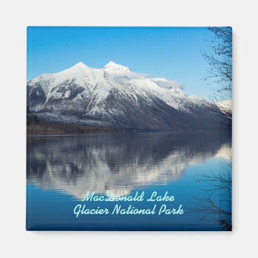 MacDonald Lake Glacier Nationalpark Magnet (Vorne)