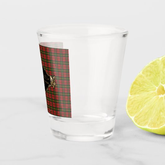 MacDonald Modern Original Scottish Clan Tartan Schnapsglas (Rechts)
