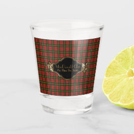 MacDonald Modern Original Scottish Clan Tartan Schnapsglas