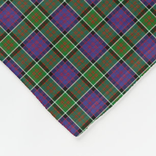 MacDonald Of Ranald Clan Tartan Fleecedecke
