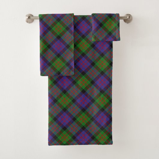 MacDonald Scottish Clan Tartan Kariertes Muster Badhandtuch Set (Insitu)