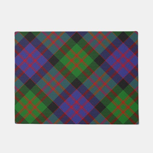 MacDonald Scottish Clan Tartan Kariertes Muster Fußmatte (Vorderseite)