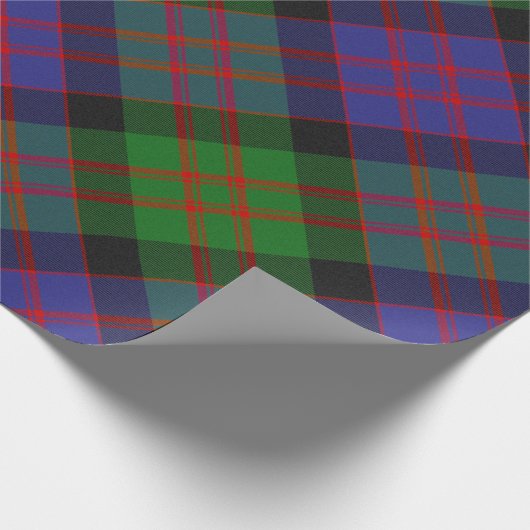 MacDonald Scottish Clan Tartan Kariertes Muster Geschenkpapier (Ecke)