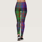 MacDonald Scottish Clan Tartan Kariertes Muster Leggings (Rückseite)