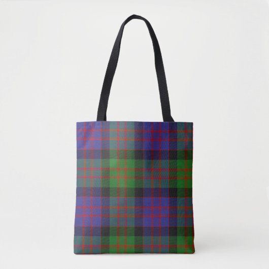 MacDonald Scottish Clan Tartan Kariertes Muster Tasche (Vorderseite)