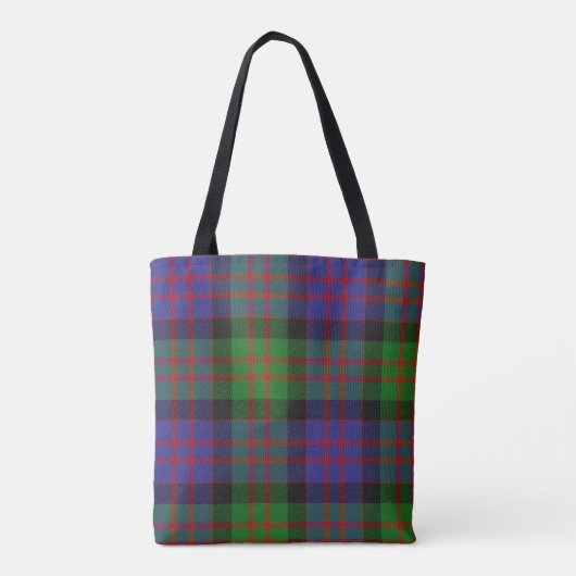 MacDonald Scottish Clan Tartan Kariertes Muster Tasche (Rückseite)