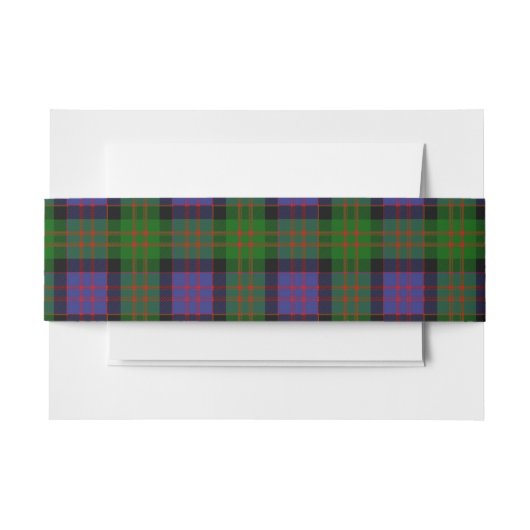 MacDonald Scottish Tartan Belly Band (Vorderseite Beispiel)