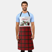 MacDonald Sleet Modern Original Tartan Weihnachten Schürze (Getragen)