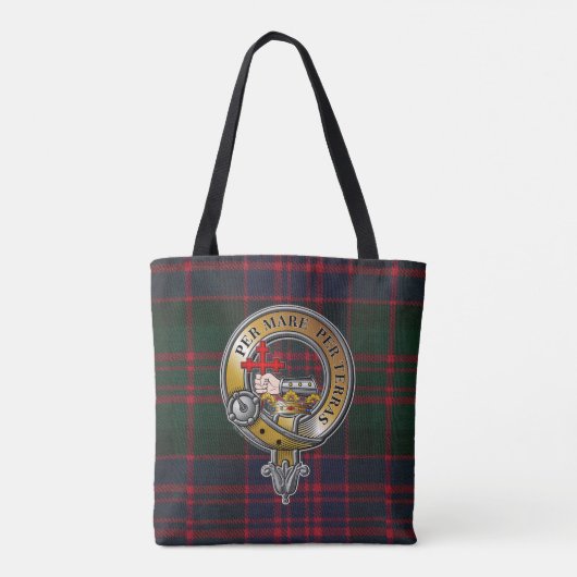MacDonald Tartan & Abzeichen Tasche (Rückseite)