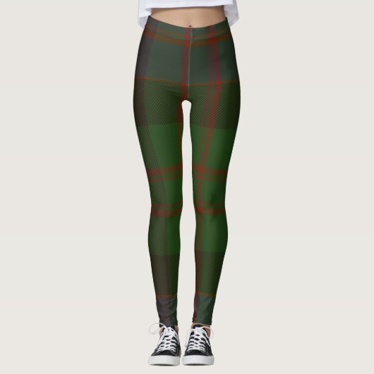 MacDonald Tartan Clan Kariert Leggings (Vorderseite)