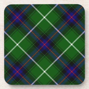 MacDonald-Tartan grün blau kariert Untersetzer