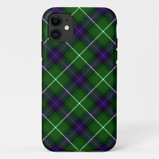 MacDonald Tartan grün kariert Case-Mate iPhone Hülle (Rückseite)