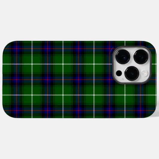 MacDonald Tartan grün kariert Case-Mate iPhone Hülle (Rückseite (Horizontal))