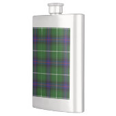 MacDonald Tartan grün kariert Flachmann (Links)