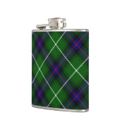 MacDonald Tartan grün kariert Flachmann (Links)