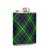 MacDonald Tartan grün kariert Flachmann (Rechts)